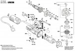 Bosch 3 601 C94 002 Gws 700 Angle Grinder 230 V / Eu Spare Parts